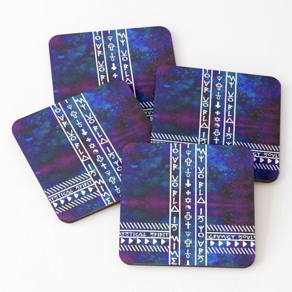 Item preview, My World is Yours Universe pattern Religious symbols designed and sold by Bebichic.