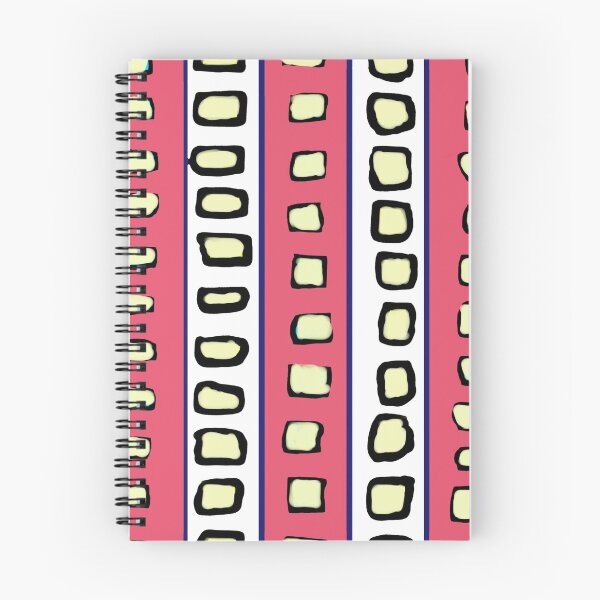 Item preview, Lines and Circles in White and Rose Madder designed and sold by Steve Martin.