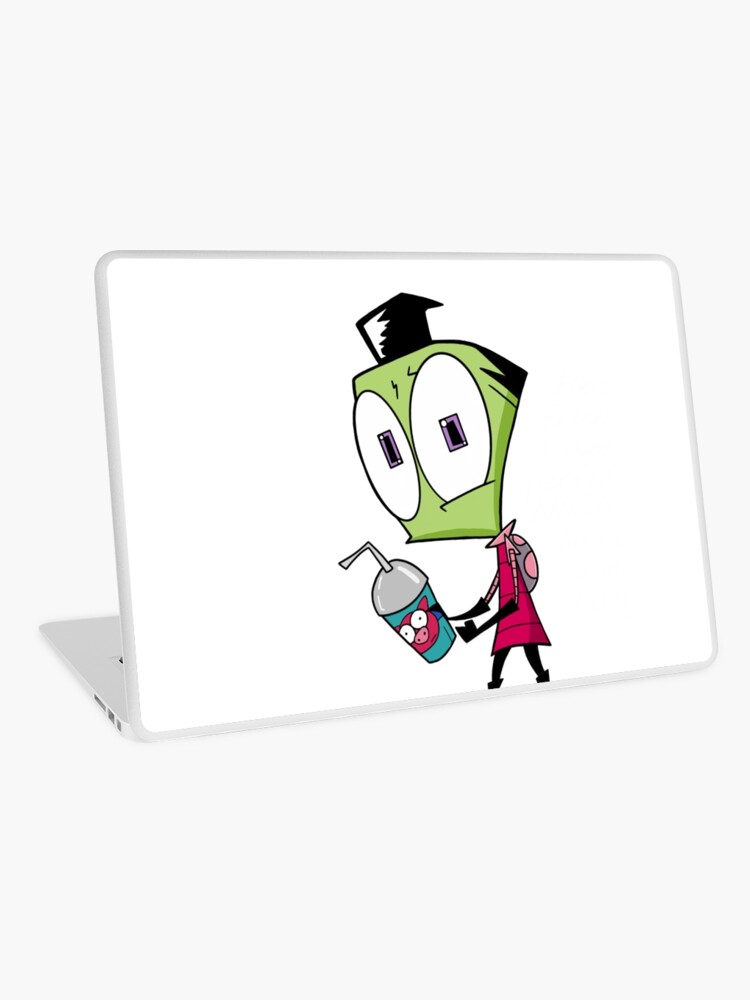 invader zim macbook sticker