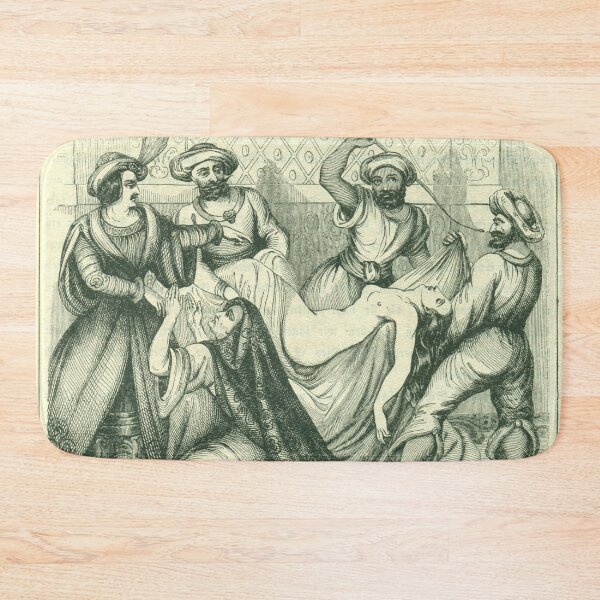 Item preview, Whipping a Harem girl vintage illustration designed and sold by Vintage Designs +.