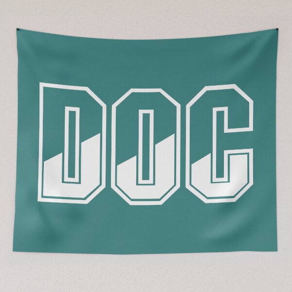 Item preview, "DOC" Lettering | White All Capslock Stencil Font designed and sold by Dator.