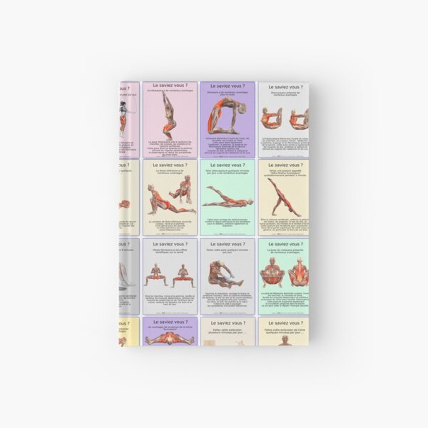 Board "Global Asanas" 42 postures and stretching Hardcover Journal