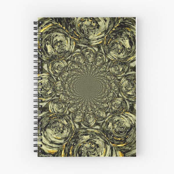 Item preview, Psychedelic Vortex Gold designed and sold by Faye Anastasopoulou.