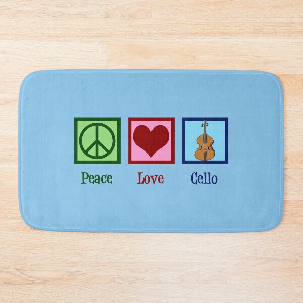 Item preview, Peace Love Cello designed and sold by Epic Love Designs.