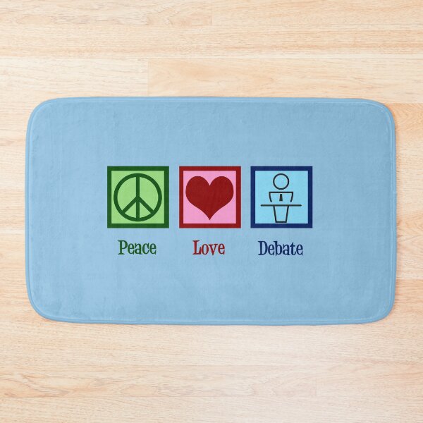 Item preview, Peace Love Debate Team designed and sold by Epic Love Designs.
