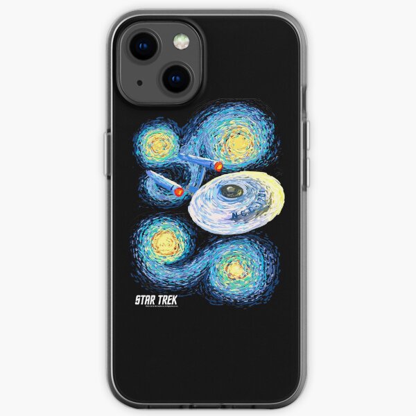 Star Trek Original Series Enterprise Ölgemälde iPhone Flexible Hülle
