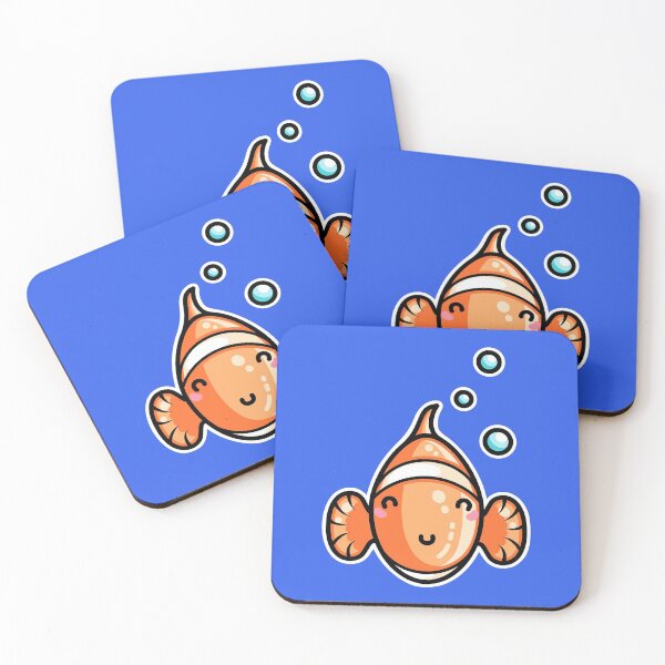 Item preview, Kawaii Cute Clownfish designed and sold by Flaming Imp.