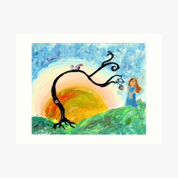 Sunset Day Dream Art Print