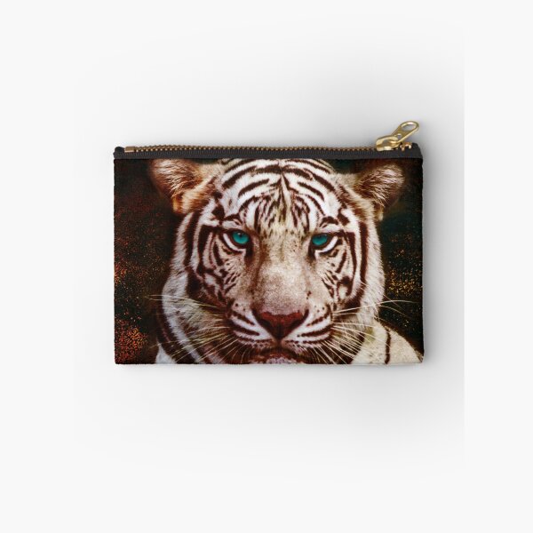 Item preview, Contemporary Blue Eye White TIger Animal Wildlife Photo Art Matted Picture A056 designed and sold by byNicol.