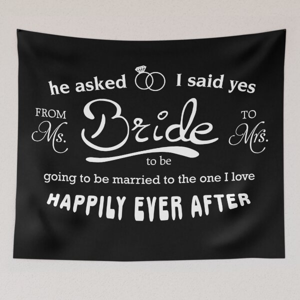 Item preview, Happily ever after knows - the t-shirt for the future bride designed and sold by dasmoment.