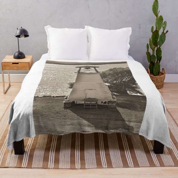 Item preview, Fort Washington Park Lighthouse Black and White designed and sold by LisaWootenPhoto.