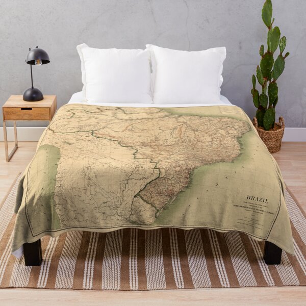 Item preview, Map of Brazil (1905) designed and sold by allhistory.