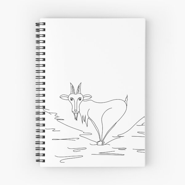 Item preview, Goat black white designed and sold by dasmoment.