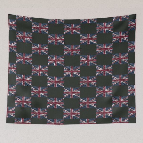 Item preview, Checkered Union Jack Flag designed and sold by MrVPhotography.