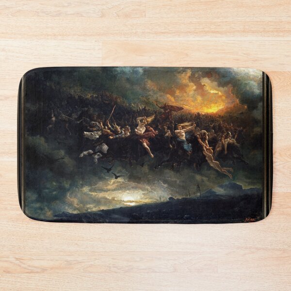Item preview, Wild Hunt of Odin by Nicolai Arbo - Old Masters Reproductions designed and sold by Xzendor7 Digital Art Creations.