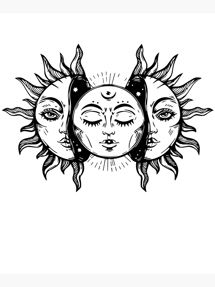 Sun and Moon Tapestry. by teesandmugs