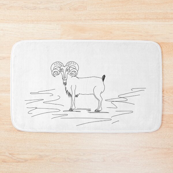 Item preview, Goat Black White designed and sold by dasmoment.