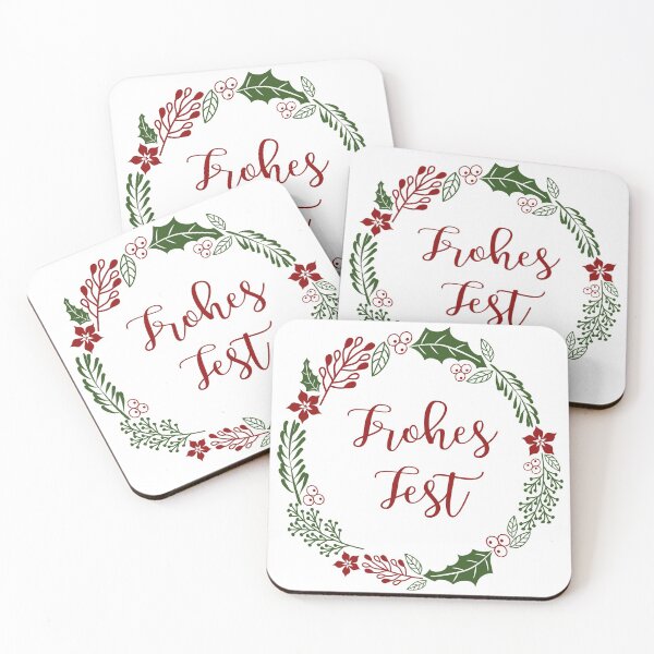 Item preview, Frohes Fest, German Happy Holidays Sticker Sheet designed and sold by Celticana.