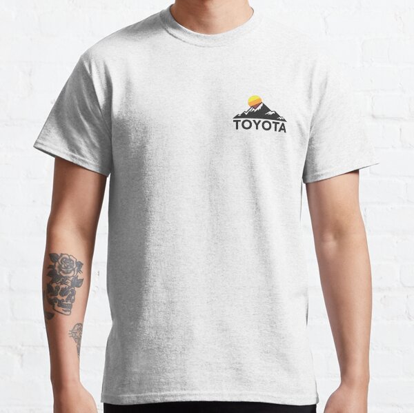 Toyota Mountain Logo T-shirt - Small Chest-left Size Classic T-Shirt