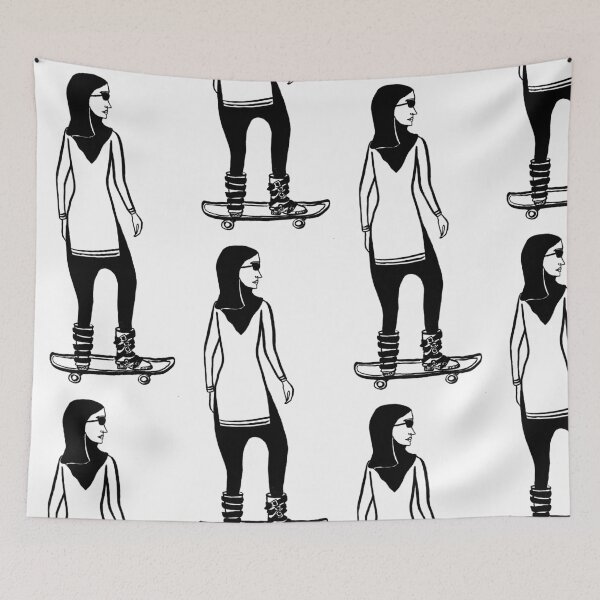 Artikelvorschau, Hijabi Skateboarder entworfen und verkauft von Ecojabi.