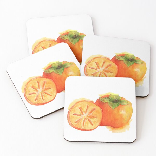 Item preview, Watercolor Persimmon designed and sold by Laura Jane Kirton.