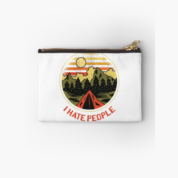 Item preview, I hate people funny camping shirt designed and sold by Retrolendo.