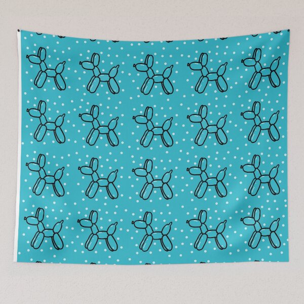 Item preview, Balloon Dogs Outlines on Light Blue designed and sold by Whoopsidoodle.