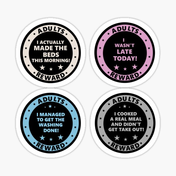 Adult Motivational Stickers for Sale