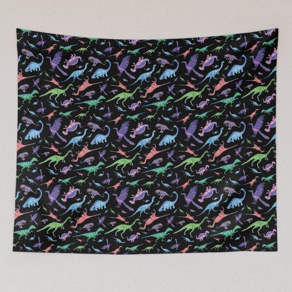 Item preview, Colorful Dinosaurs / Pattern designed and sold by NataliaMotta.