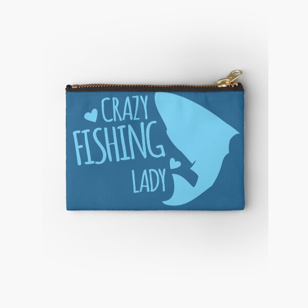 Item preview, Crazy Fishing Lady designed and sold by jazzydevil.