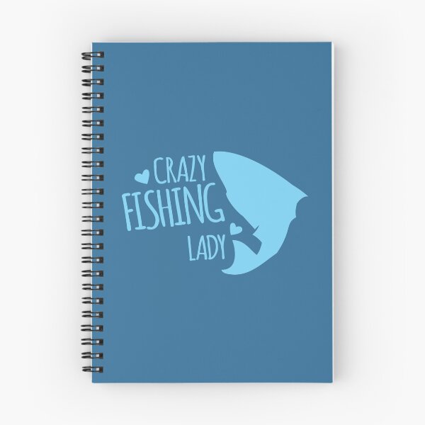 Item preview, Crazy Fishing Lady designed and sold by jazzydevil.