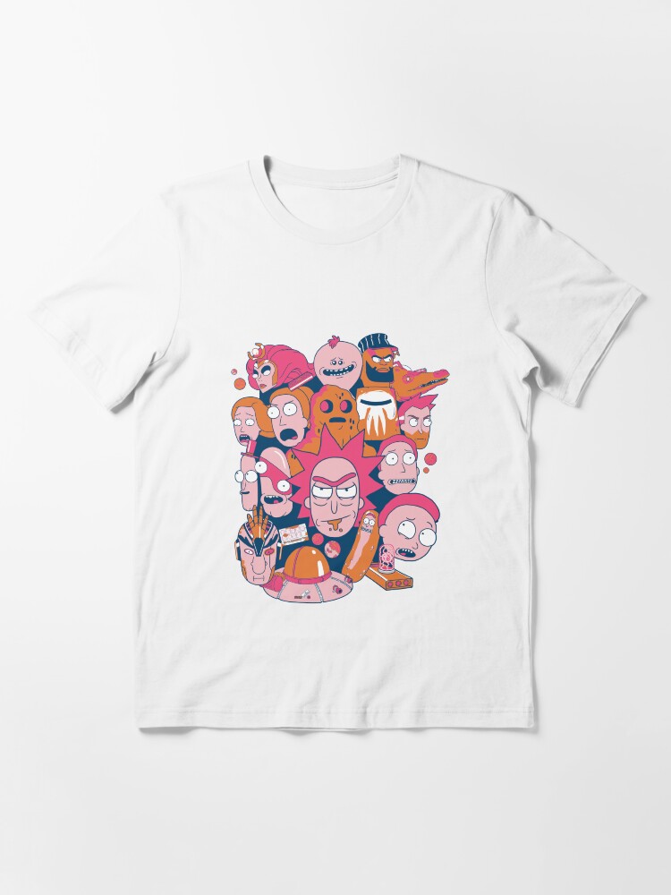 Alternate view of Rick and Morty Collage Essential T-Shirt