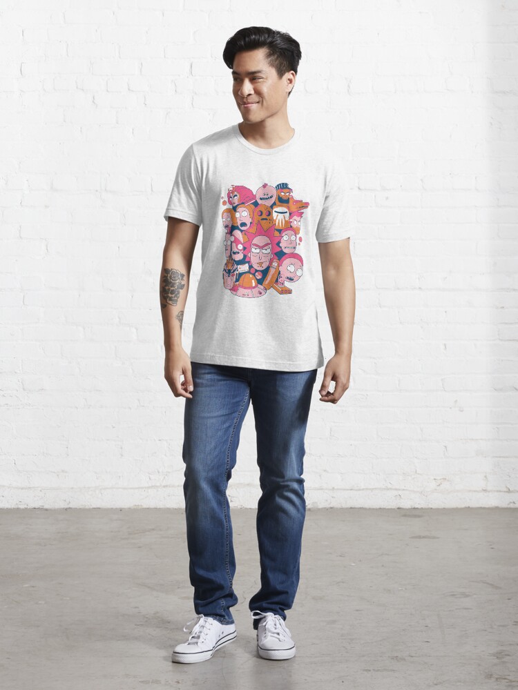 Alternate view of Rick and Morty Collage Essential T-Shirt