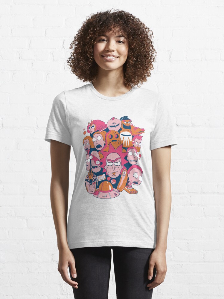 Alternate view of Rick and Morty Collage Essential T-Shirt