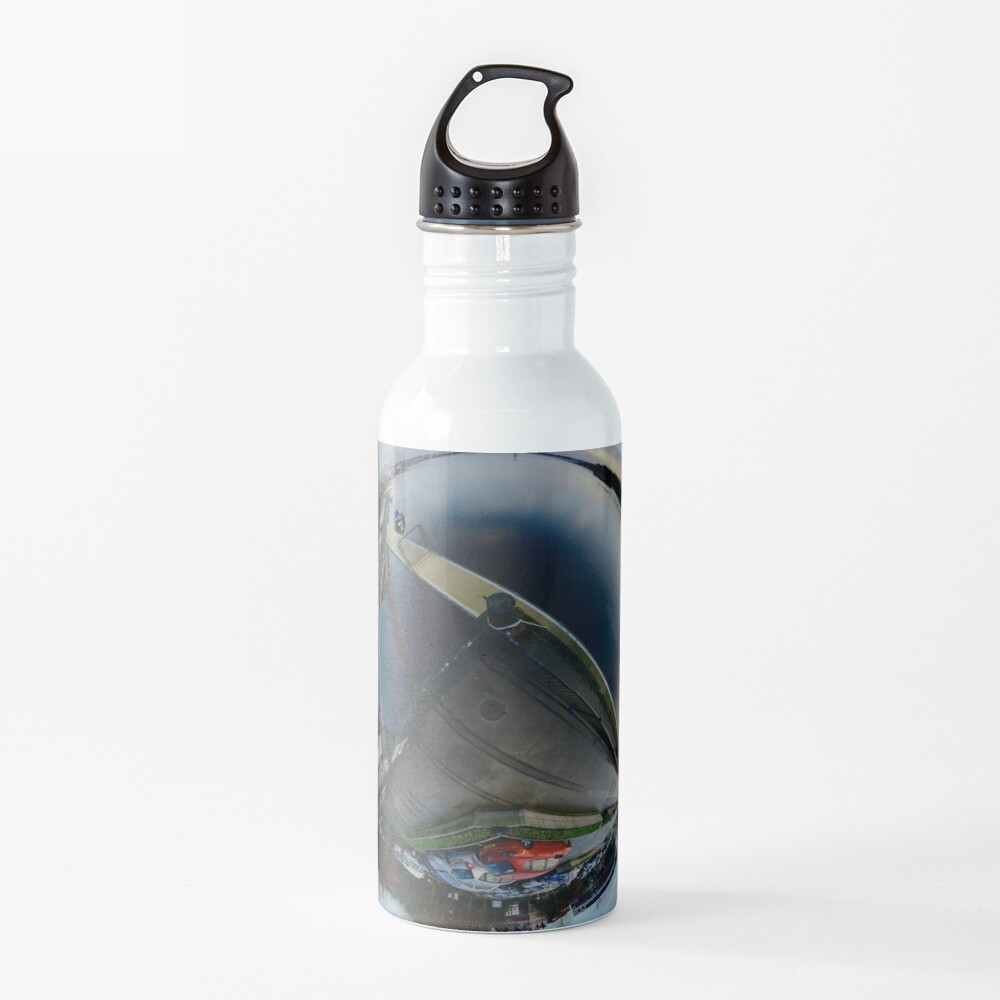 Foyle Marina at Dawn, Stereographic Water Bottle