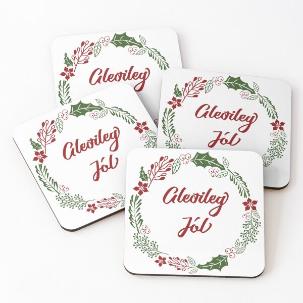 Item preview, Gleðileg Jól, Icelandic Christmas Sticker Sheet, Sticker Pack designed and sold by Celticana.