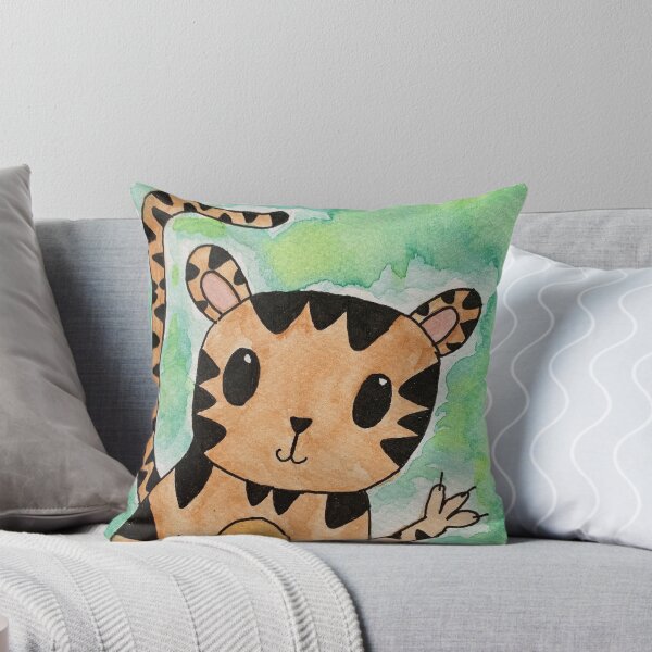 Item preview, Cute Tiger Cartoon designed and sold by TigerLillieArt.