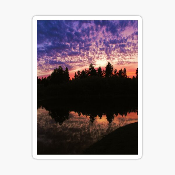 Purple Sky Sticker