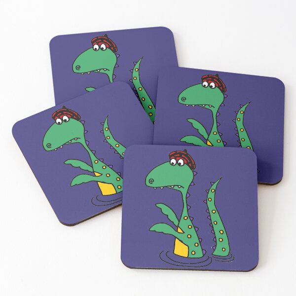 Artikelvorschau, Lustiger Loch Ness Monster Cartoon entworfen und verkauft von Nature's Fancy.
