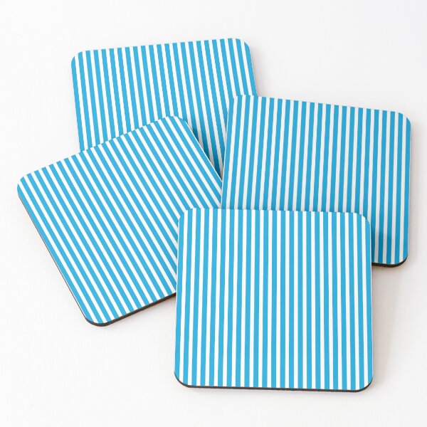 Item preview, Stripes in Manganese Blue designed and sold by Steve Martin.