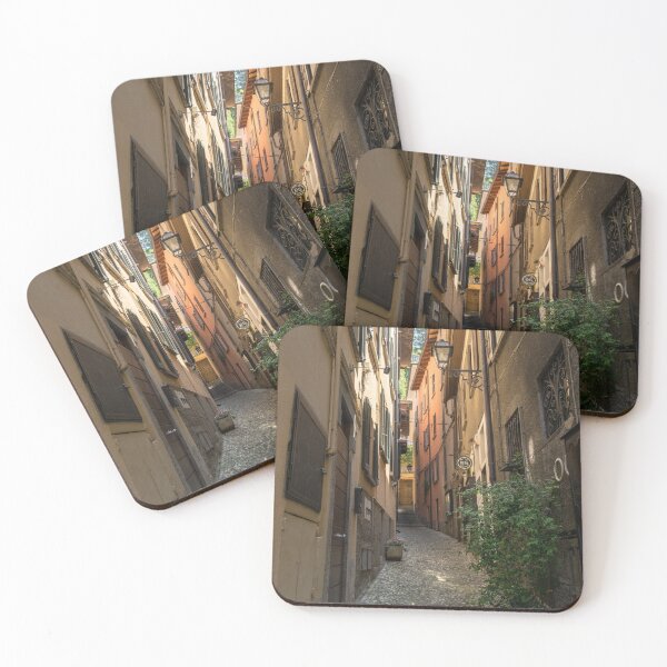 Item preview, Hugging Cobblestoned Lane - Gallivanting Around Famous Bellagio on Lake Como in Lombardy Italy designed and sold by Georgia Mizuleva.