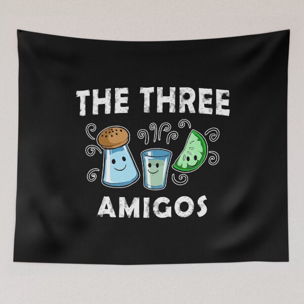 Item preview, Three Amigos Salt Tequila Lime Drinking Cinco De Mayo graphic designed and sold by tronictees.