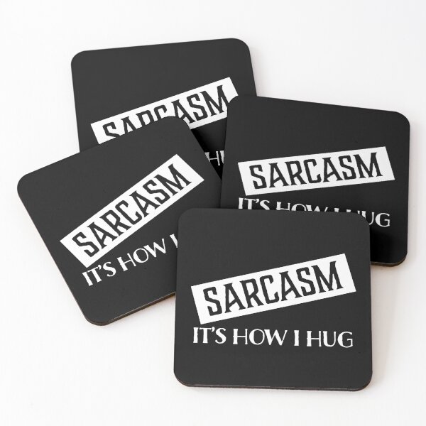 Item preview, Sarcasm It's How I Hug Funny design designed and sold by tronictees.