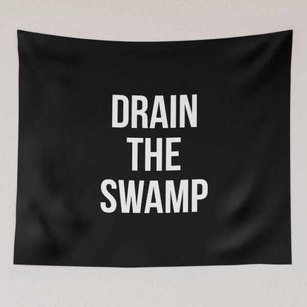 Item preview, Drain The Swamp President Trump Quote designed and sold by SwagHut.