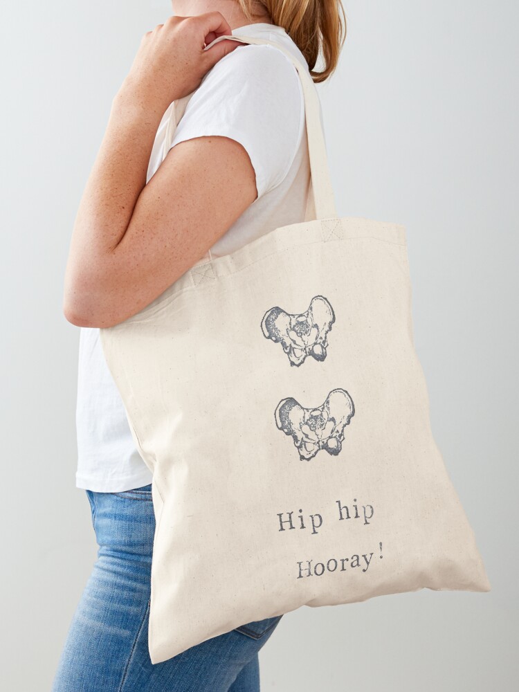 Thumbnail 1 of 5, Tote Bag, Hip Hip Hooray! designed and sold by bluespecsstudio.