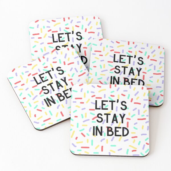 Item preview, Let's Stay in Bed designed and sold by bickspics.