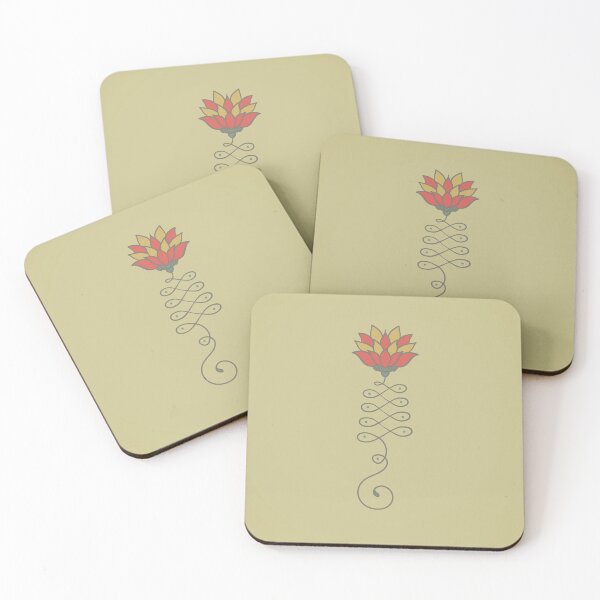 Item preview, Retro Lotus Unalome  designed and sold by Pamela  Marie.