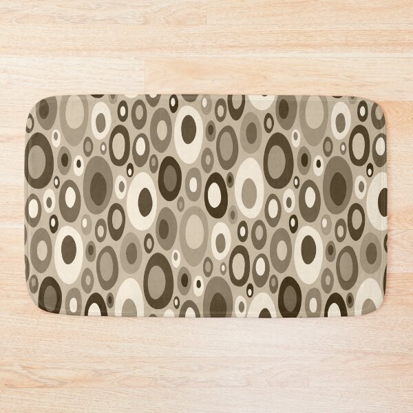 Item preview, Mid Century Modern Cappuccino Ovals designed and sold by Elsy's Art.