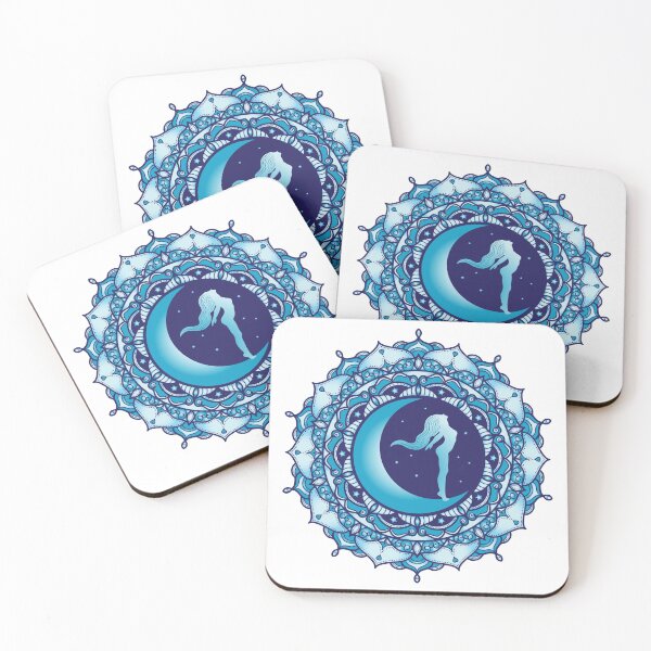 Item preview, Crescent Moon Mandala designed and sold by serenaking.