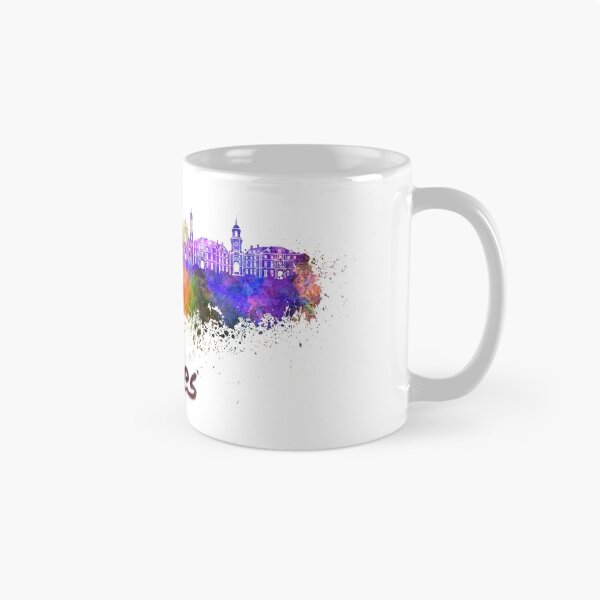 Item preview, Rennes skyline in watercolor designed and sold by paulrommer.